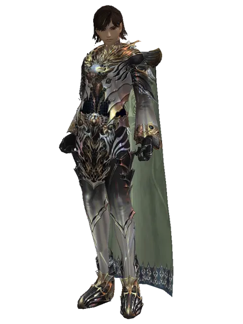 Vesper Set - Robe on a male Human mystic, front view