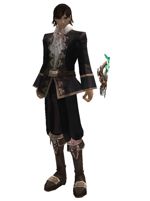 Arcana Sigil on a male Human mystic, front view