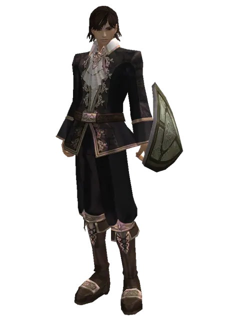 Dream Shield on a male Human mystic, front view