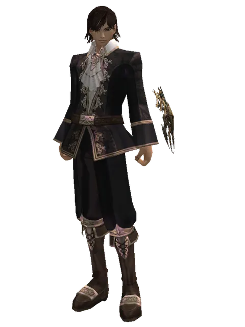 Vesper Sigil on a male Human mystic, front view