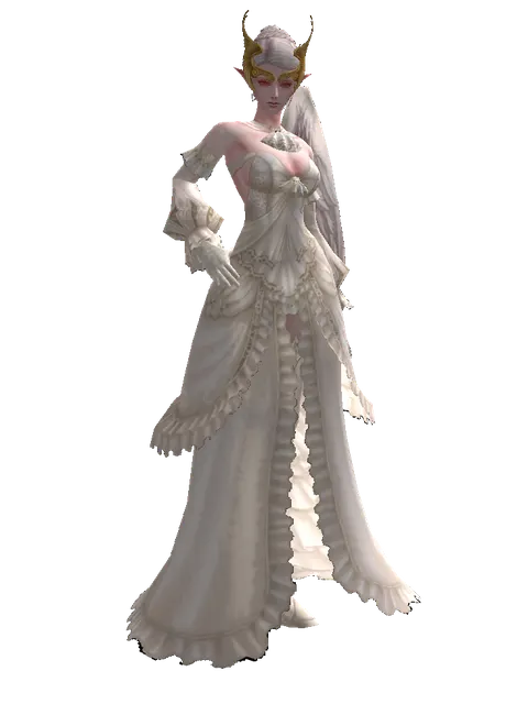 Angel Circlet on a female Kamael, front view
