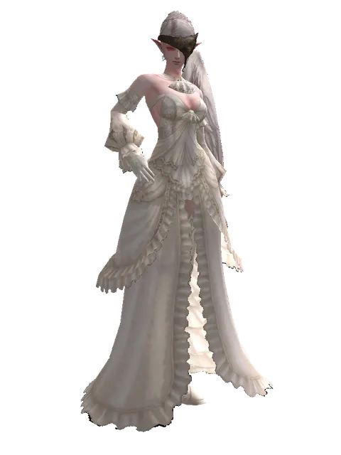 Bow Master Circlet on a female Kamael, front view