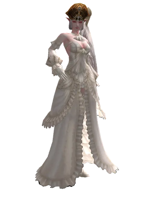 Captain's Hat on a female Kamael, front view