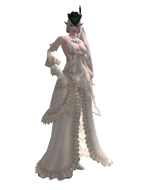 Dapper Cap on a female Kamael, front view