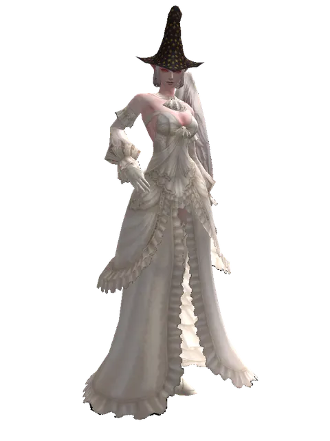 Magic Hat (?) on a female Kamael, front view