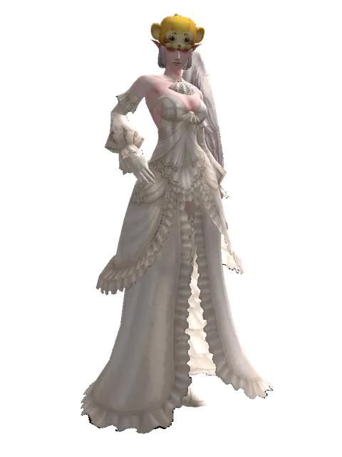 Monkey Hat on a female Kamael, front view