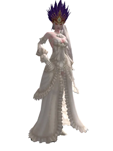 Sophisticated Carnival Hat (?) on a female Kamael, front view