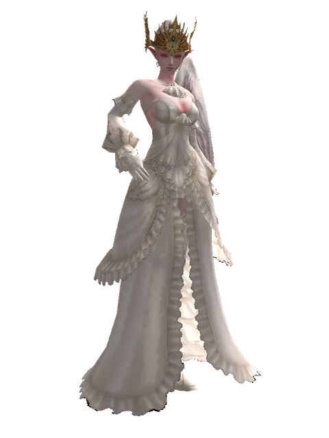 The Lord's Crown on a female Kamael, front view