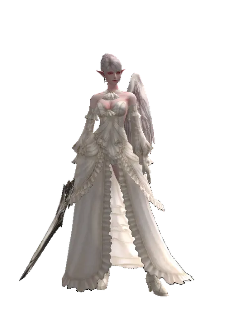 Dismantler on a female Kamael, front view