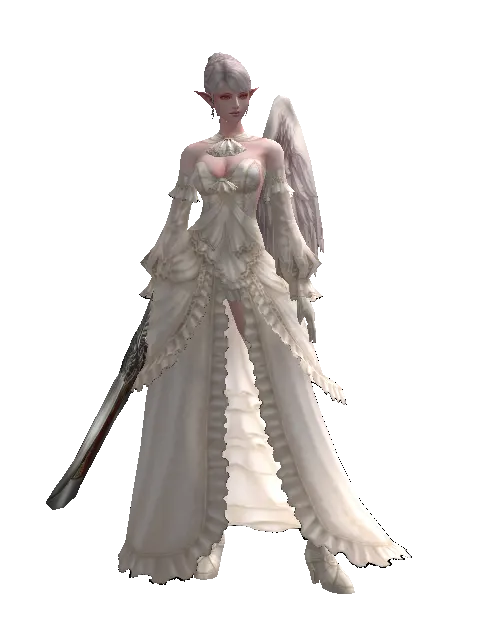 Undertaker on a female Kamael, front view