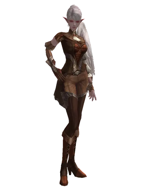 Salamander (light armor) on a female Kamael, front view