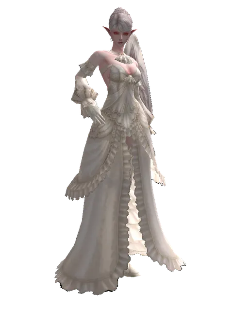Formal Wear on a female Kamael, front view