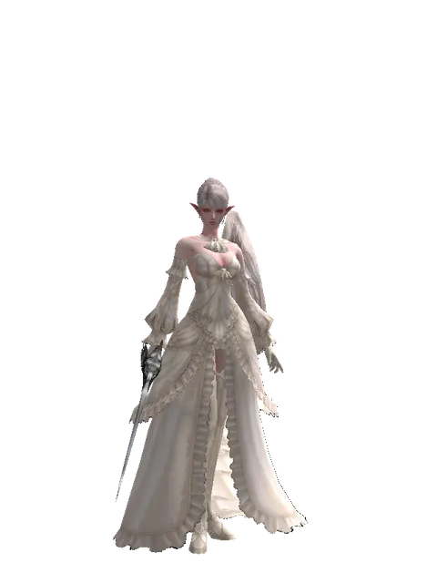 Eclair Bijou on a female Kamael, front view