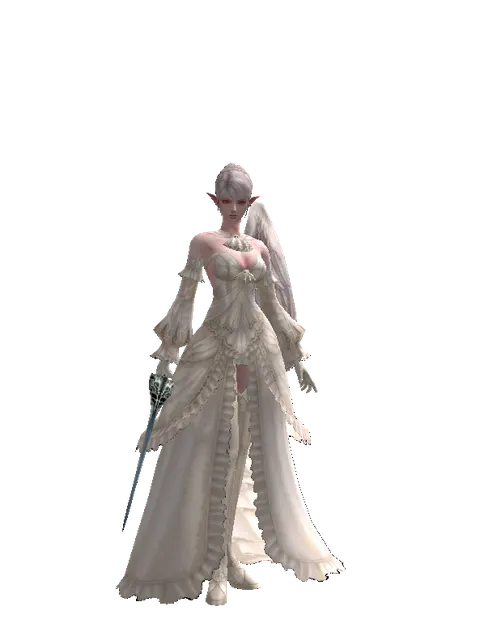 Soldat Estoc on a female Kamael, front view