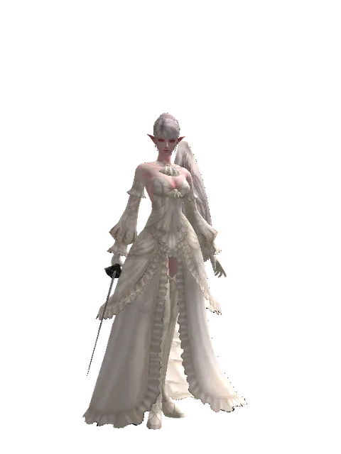 Warrior's Sword on a female Kamael, front view