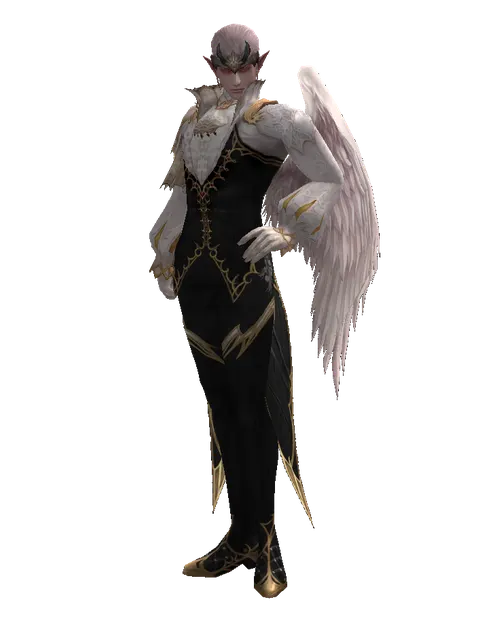 Academy Circlet on a male Kamael, front view