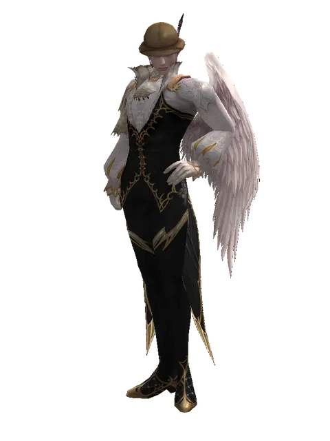 Explorer Hat on a male Kamael, front view