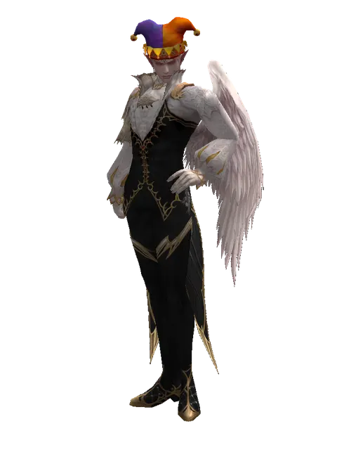 Jester Hat on a male Kamael, front view