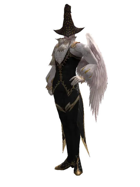 Magic Hat (?) on a male Kamael, front view