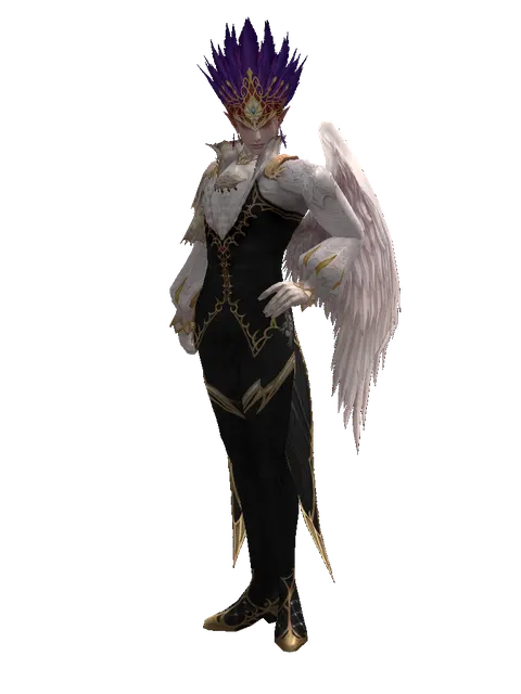 Sophisticated Carnival Hat (?) on a male Kamael, front view