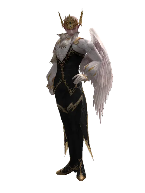 The Lord's Crown on a male Kamael, front view