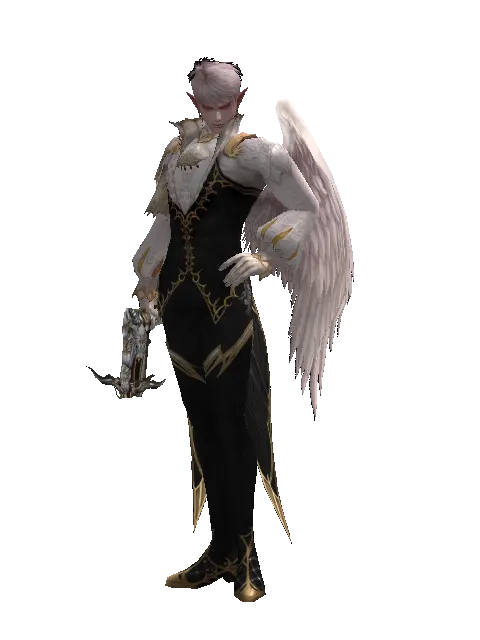 Dynasty Crossbow on a male Kamael, front view