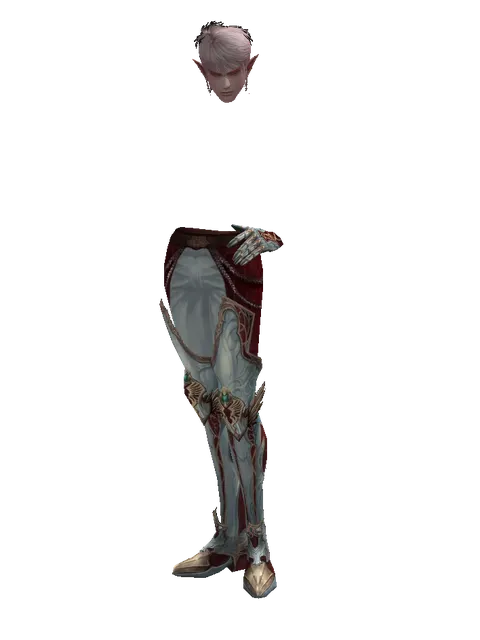 Dynasty Leather Set on a male Kamael, front view