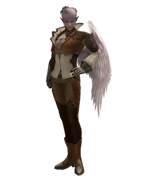 Manticore Skin Set on a male Kamael, front view