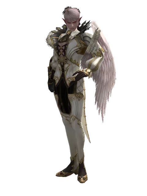 Leather Set of Nightmare on a male Kamael, front view