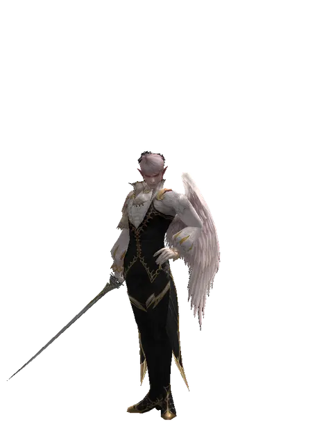 Blinzlasher on a male Kamael, front view