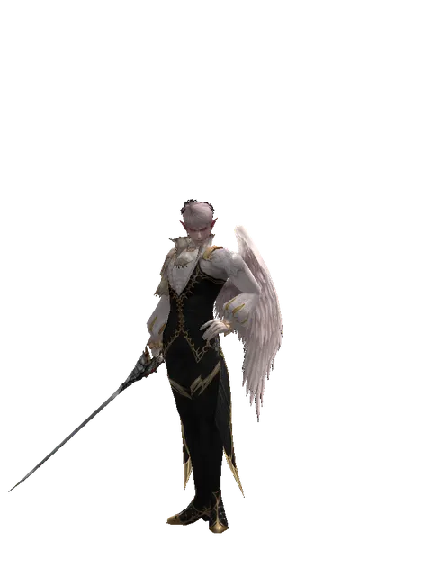 Eclair Bijou on a male Kamael, front view