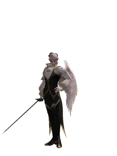 Epee on a male Kamael, front view