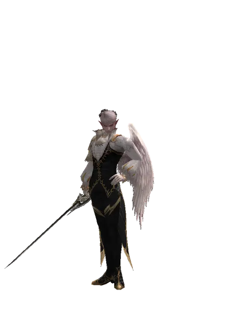 Laevateinn on a male Kamael, front view