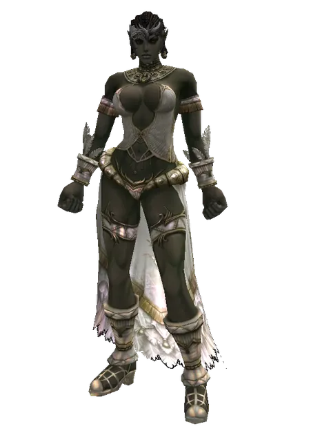 Navigation Cap (?) on a female Orc fighter, front view