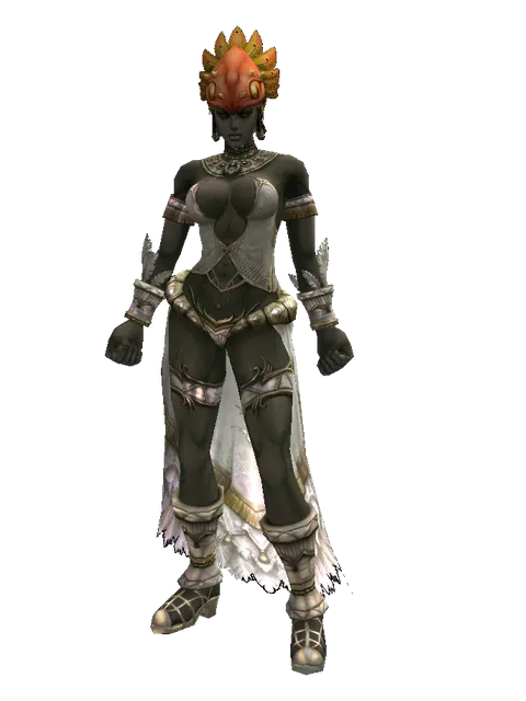 Ornithomimus Hat - 30-day limited period on a female Orc fighter, front view