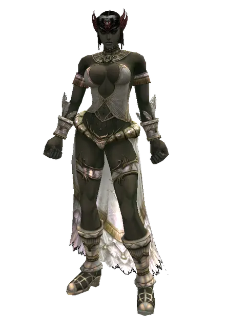 Oren Circlet of Struggle (?) on a female Orc fighter, front view