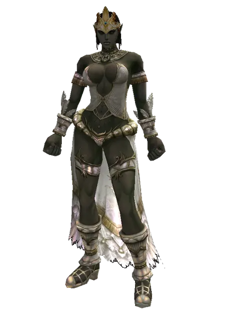 Aden Circlet of Valor (?) on a female Orc fighter, front view