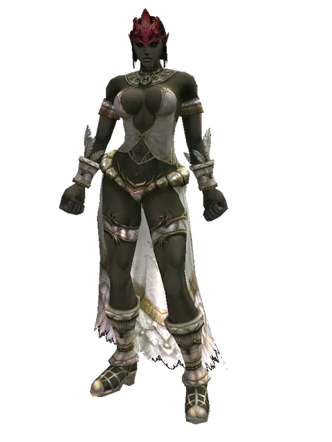 Dion Circlet of Valor (?) on a female Orc fighter, front view