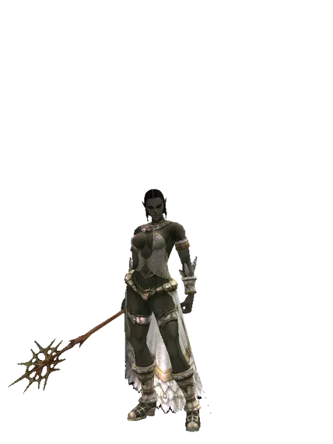 Branch of Life on a female Orc fighter, front view