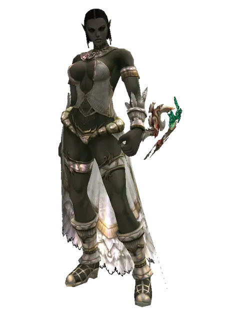 Arcana Sigil on a female Orc fighter, front view