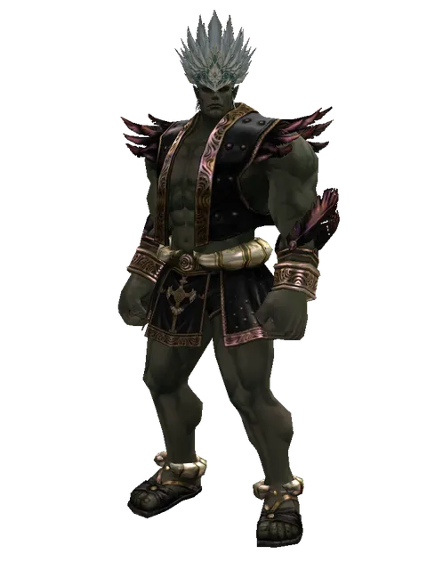 Carnival Circlet (?) on a male Orc fighter, front view