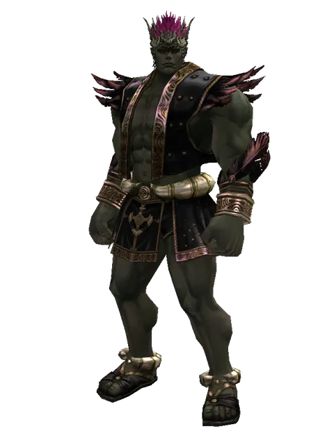 Ketra Karm on a male Orc fighter, front view