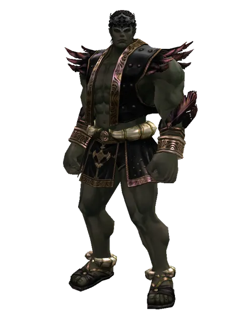 New Schuttgart Circlet (?) on a male Orc fighter, front view