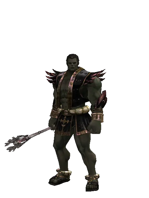 Blood of Saints on a male Orc fighter, front view