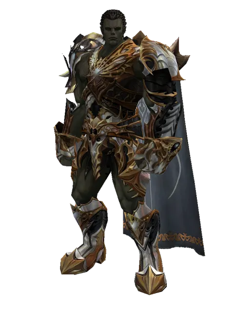 Vesper Set - Robe on a male Orc fighter, front view