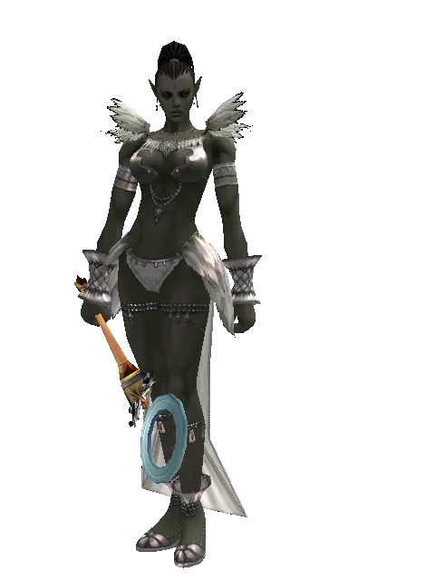 O Stick - 30-day limited period on a female Orc mystic, front view