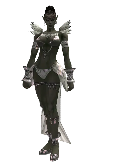 Circlet of Gludio on a female Orc mystic, front view