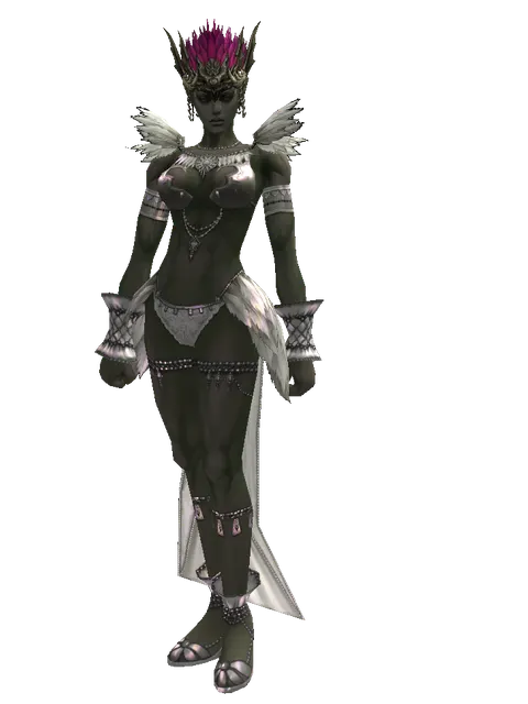 Ketra Karm on a female Orc mystic, front view