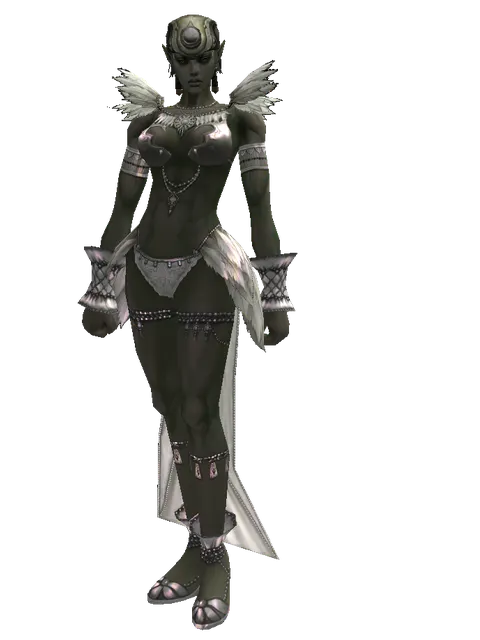 Mining Hat (?) on a female Orc mystic, front view