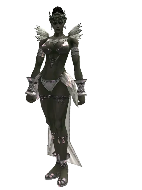 New Rune Circlet (?) on a female Orc mystic, front view